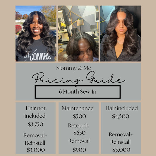 AK Mommy & Me 6 Month Sew-In